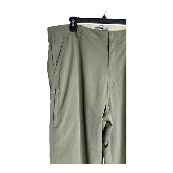 REI Men's Hiking Outdoor Cargo Sage Green UPF 40 Pants SZ 40x34 - Picture 4 of 9